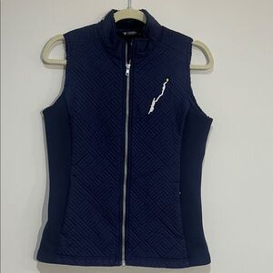 Elegant Navy Women's Quilted Vest
